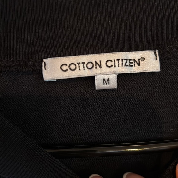 Cotton Citizen med crop pull over long sleeve crew neck - Picture 4 of 10